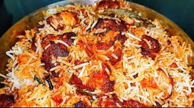 CHICKEN 65 BIRYANI.